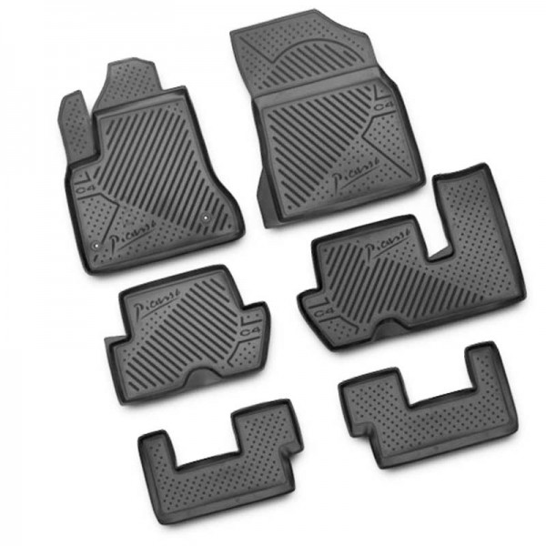 3D Patosnice CITROEN Grand C4 Picasso, 2006-2013, 3 reda, set 5 kom.